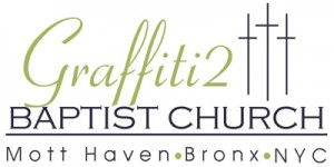 Graffiti 2 Baptist Church Bronx logo